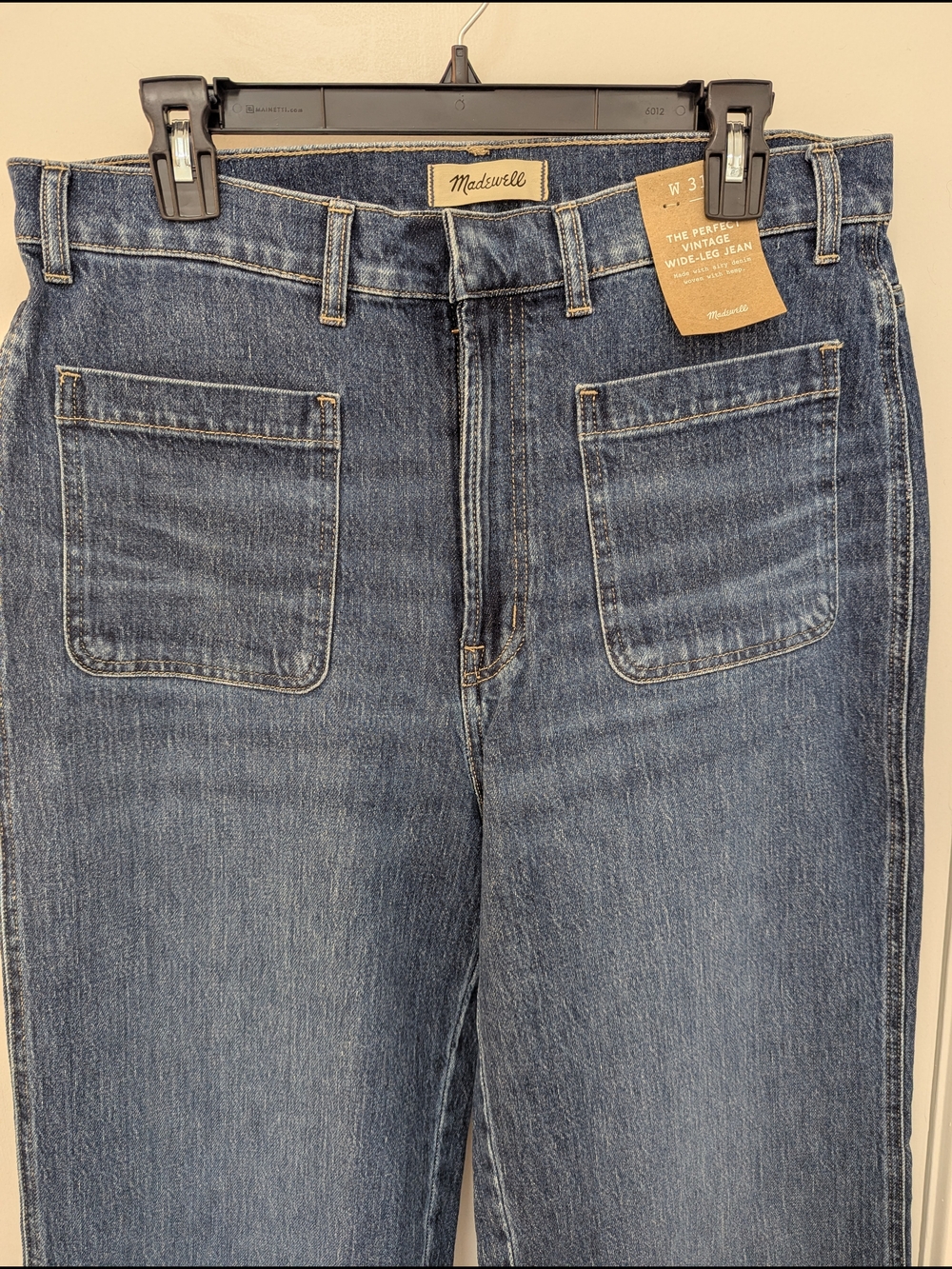 Madewell Women's Vintage Wide-Leg Jeans - 10 Tall - Picture 5 of 5